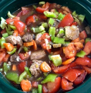 Beef Stew Before It's Cooked!