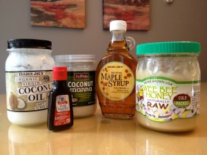 Paleo Frosting Ingredients